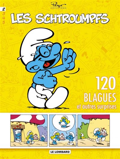 Schtroumpfs (120 Blagues) -  Peyo - cartonné
