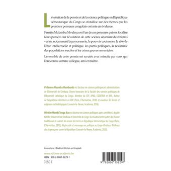 La pensée et la science politique en République démocratique du Congo