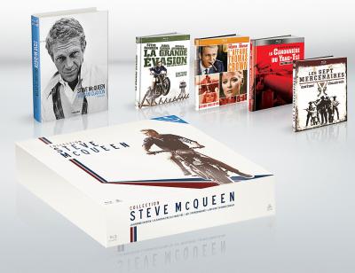La grande évasion - Les 7 Mercenaires - L'affaire Thomas Crown - La canonnière du Yang-Tsé - Coffret Blu-Ray - Edition Digibook Limitée