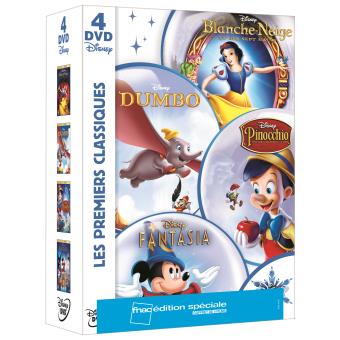 Premiers Classiques Disney Edition Spéciale Fnac Coffret 4 DVD