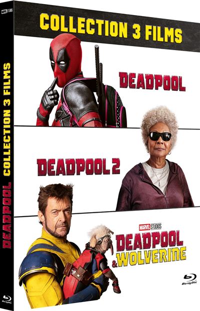 Coffret Deadpool Collection 3 Films Blu-ay
