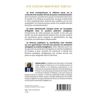 Actualités du droit public africain