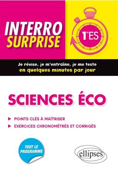 Sciences eco - Premiere ES