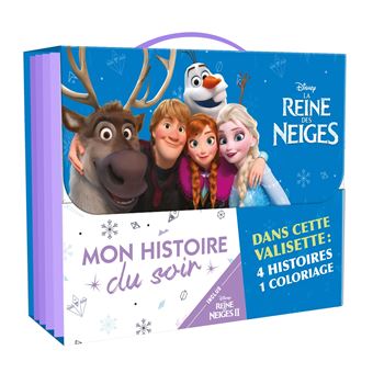 LA REINE DES NEIGES 2 - Valisette Mon histoire du soir - 4 histoires et 1 coloriage - Disney