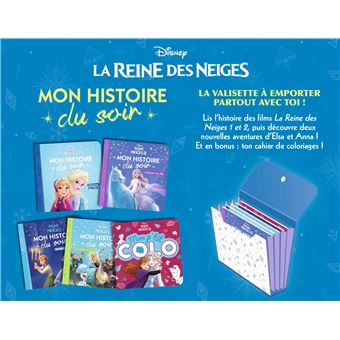 LA REINE DES NEIGES 2 - Valisette Mon histoire du soir - 4 histoires et 1 coloriage - Disney