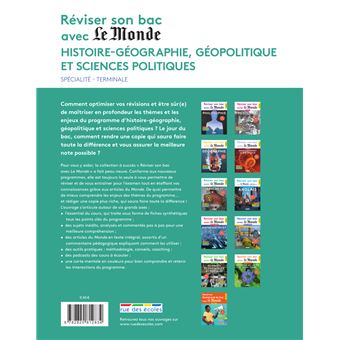 Réviser son bac avec le Monde 2022, Histoire-géographie, Géopolitique et sciences politiques Spécialité