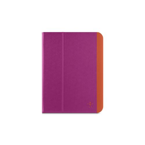Belkin Slim Style Cover - Étui à rabat pour tablette - azalée, fiesta - pour Apple iPad Air; iPad Air 2