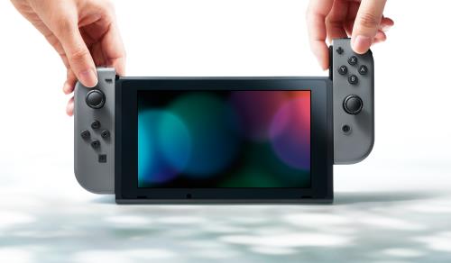 Console Nintendo Switch avec une paire de Joy-Con gris - Console