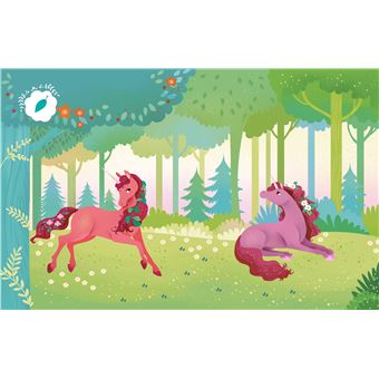 Livres scintillants Licornes - Habille-moi de stickers et de paillettes !