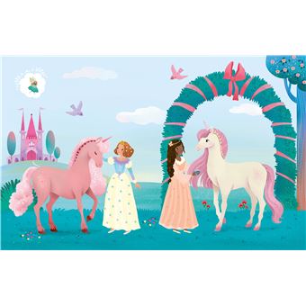 Livres scintillants Licornes - Habille-moi de stickers et de paillettes !