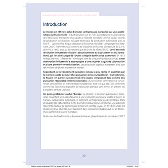 Histoire, Géographie et Géopolitique du monde contemporain