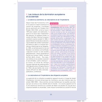 Histoire, Géographie et Géopolitique du monde contemporain