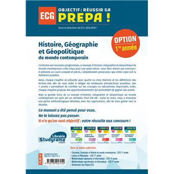 Histoire, Géographie et Géopolitique du monde contemporain