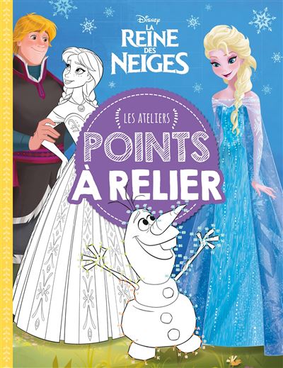 La reine des neiges points a relier