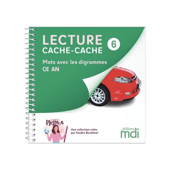 Lecture cache-cache - Livre 6 - Digrammes OI, AN