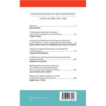 Communication et documentation