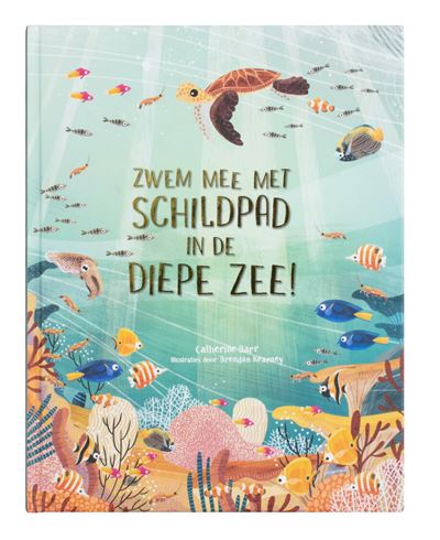 Zwem mee met schildpad in de diepe zee!