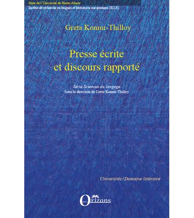 Presse écrite et discours rapporté