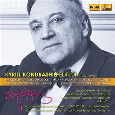 Edition kyrill kondrashin 1937 1963