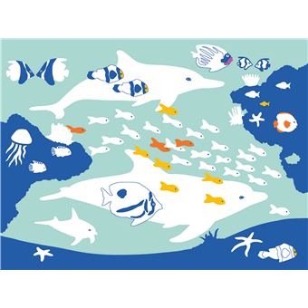 Les ateliers d'Antoine Guilloppé - Tableaux à peindre animaux de la mer - pochette avec accessoires