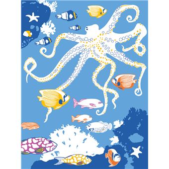 Les ateliers d'Antoine Guilloppé - Tableaux à peindre animaux de la mer - pochette avec accessoires