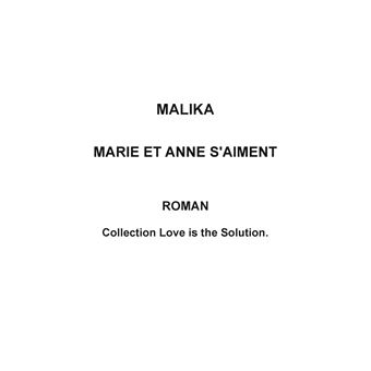 Marie et Anne s'aiment