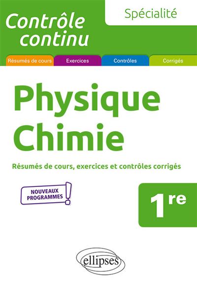 Spécialité Physique Chimie 1ère
