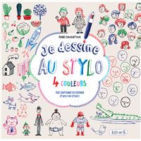 Je dessine au stylo 4 couleurs