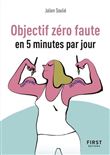 Petit Livre Objectif zéro faute en 5 minutes par jour