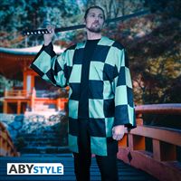 Veste Cosplay Demon Slayer Haori de Tanjiro