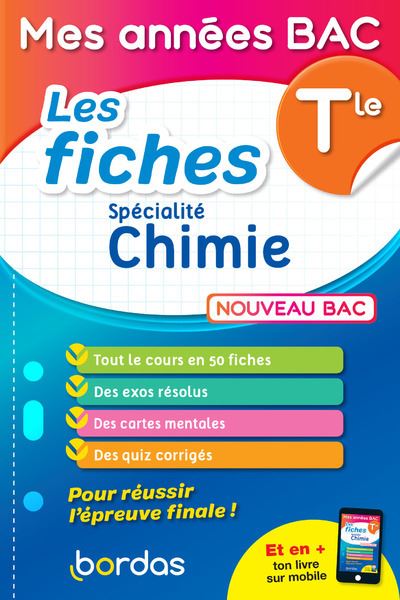 Mes années Bac - les fiches Chimie Tle -  Collectif - broché