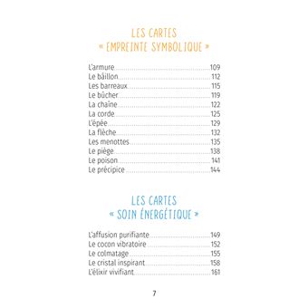 Les cartes de guérison énergétique