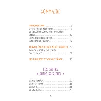 Les cartes de guérison énergétique