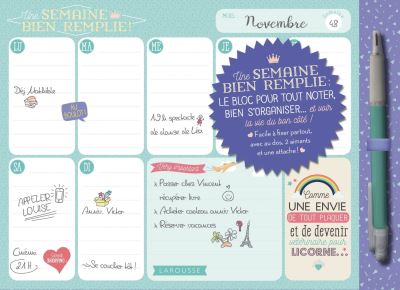 Une semaine bien remplie 2018 2019