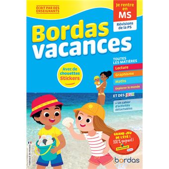 Bordas Vacances - Je rentre en Moyenne section