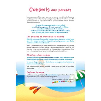 Bordas Vacances - Je rentre en Moyenne section