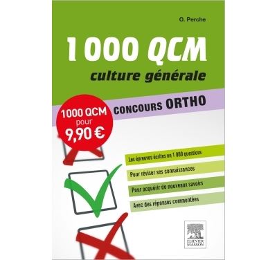 1000 QCM Culture générale Concours Ortho