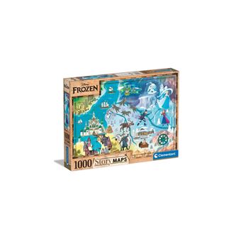 FROZEN - DISNEY STORY MAPS (1000 STUKJES) - Puzzle - Achat & prix | fnac