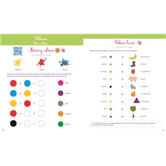 Mes cahiers ateliers Montessori spécial 1ères notions d' anglais