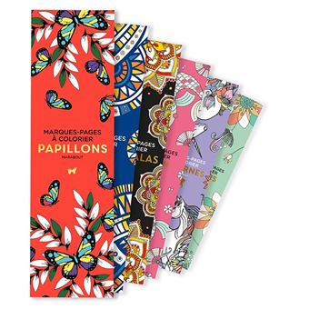 Marque-Pages à colorier - Papillons