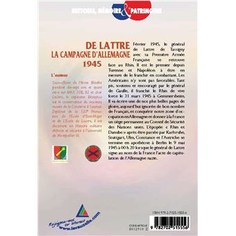 De Lattre, la campagne d'Allemagne 1945