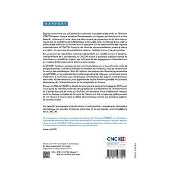 La lutte contre le racisme, l'antisémitisme et la xénophobie, année 2022
