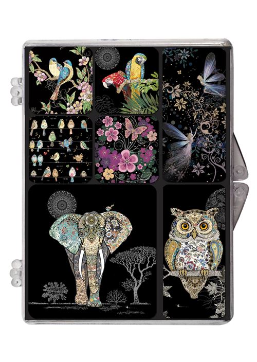 Set de 7 magnets Kiub Bug Art Jewels Modèle aléatoire