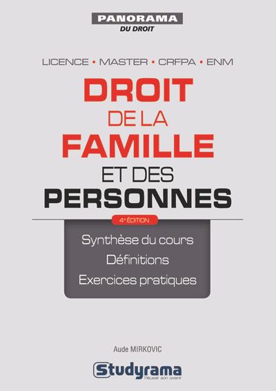 Droit De La Famille Et Des Personnes 30 Fiches De Synthèse Pour ...