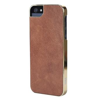 Coque Sena Ultra fine pour iPhone 5/5s, Camel et dorée