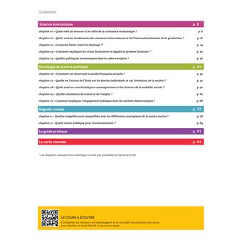 Réviser son bac avec le Monde 2022, Sciences économiques et sociales Spécialité