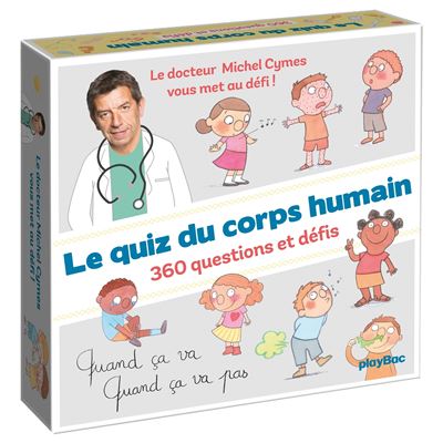 Coffret Le quiz du corps humain de Cymes - Michel Cymes - Boîte ou accessoire