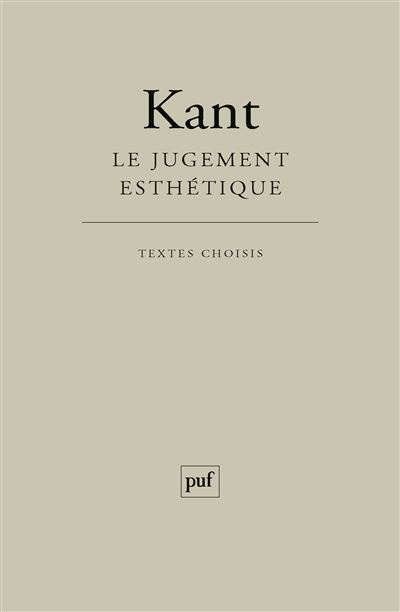 Le jugement esthétique