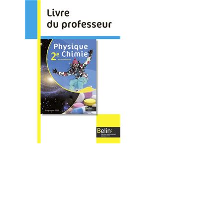 Physique-Chimie - 2nde (2014) Livre Du Professeur - Broché - Xavier ...