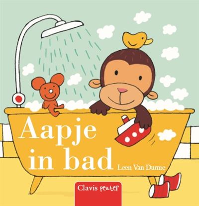 Aapje in bad
